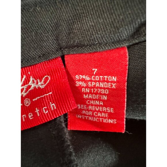 Mossimo Black Stretch Womens Pants Size 7 - Picture 10 of 16